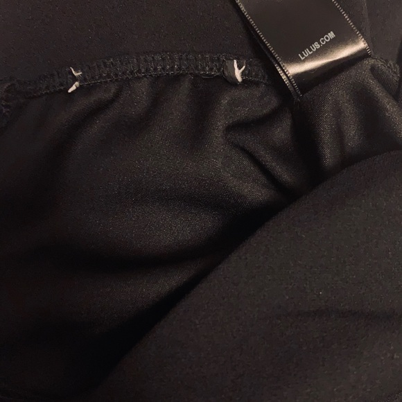 NWOT Lulus Black Cross Back Jumpsuit - Picture 8 of 8